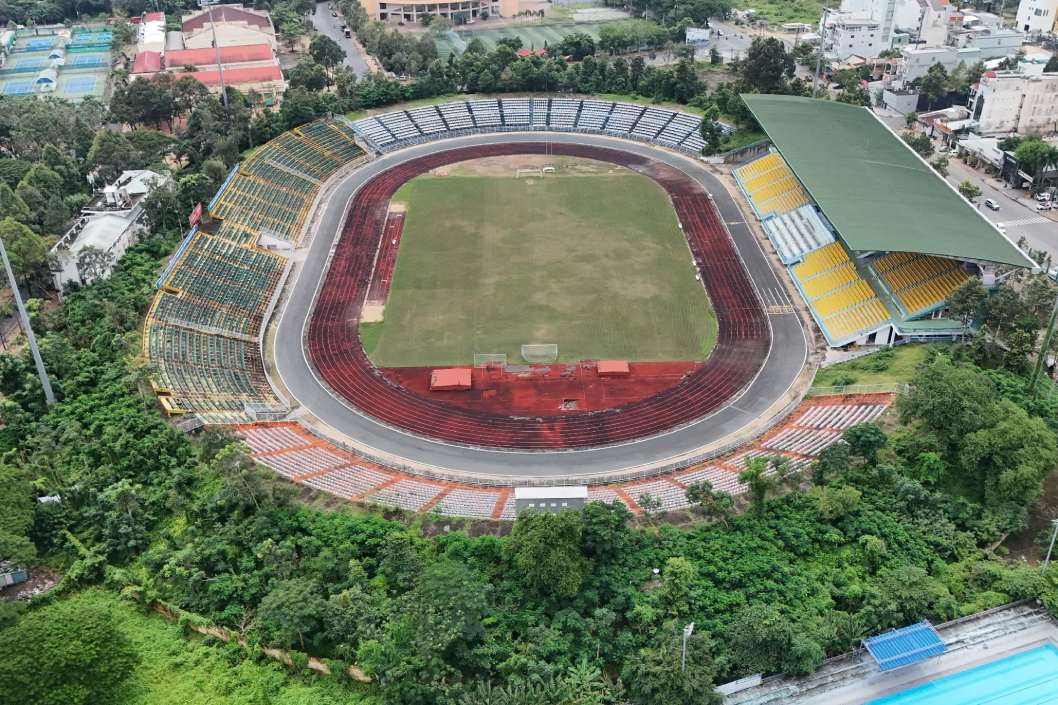 Sân vận động Cần Thơ. Ảnh: Tạ Quang