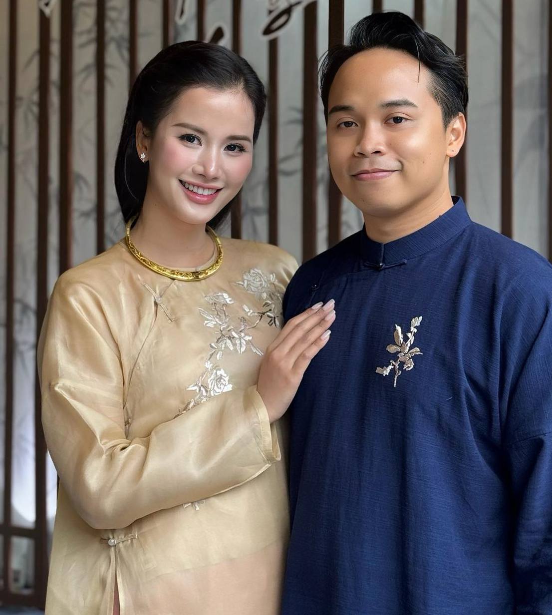 Huong Ly va chong doanh nhan. Anh: Nhan vat cung cap.