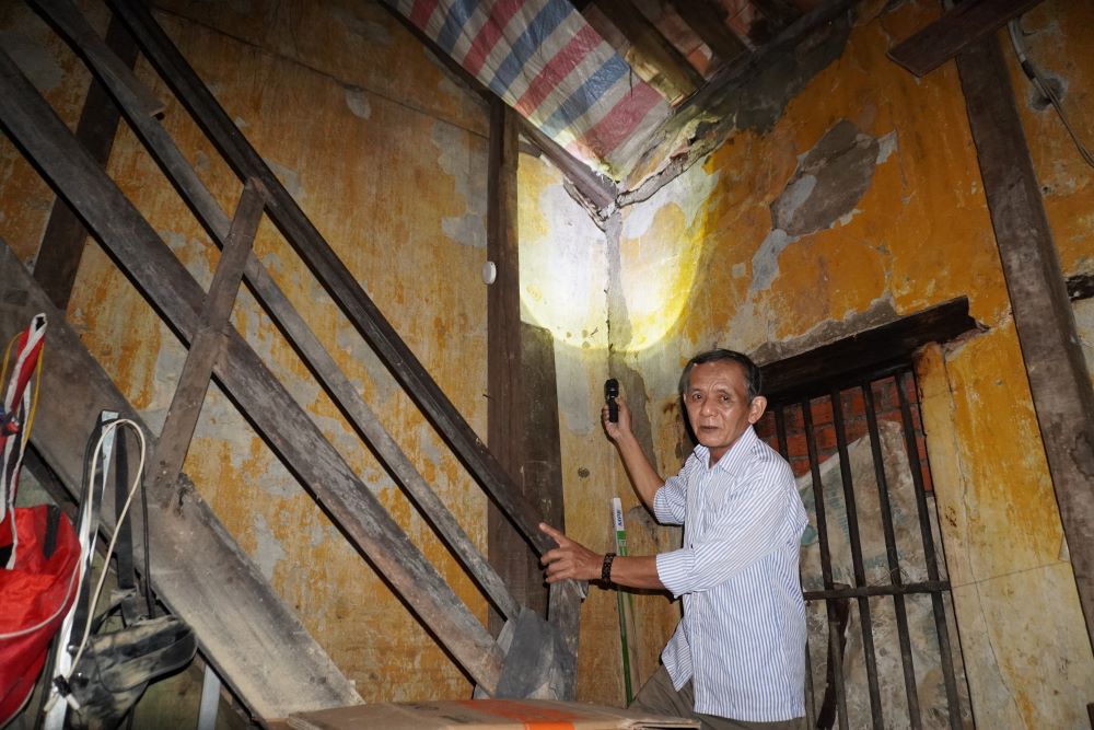 Heritage in Hoi An deteriorated after the great flood. Photo: Tran Thi