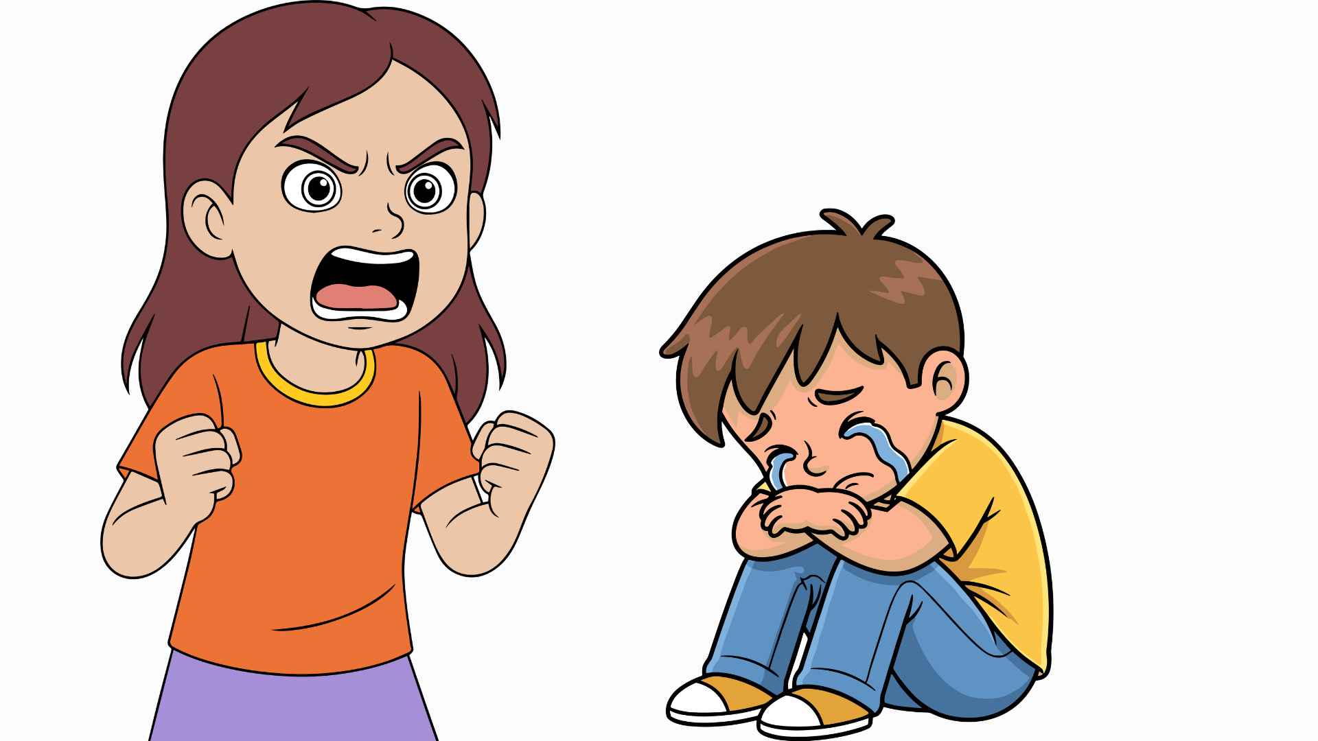 Parenting mistakes make children susceptible to stress and psychological damage. Graphic photo: Hoang Loc.