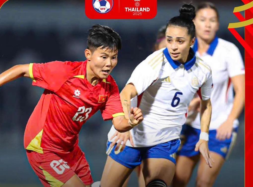 Video of Vietnam women's team's goal 0-1 Philippines