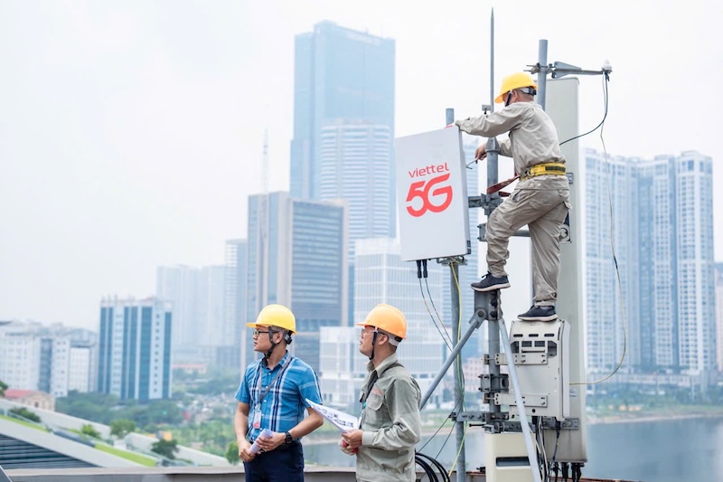 It is expected that by December 31, 2025, the total accumulated number of Viettel 5G stations in the entire network will reach 30,000 stations, covering up to 90% of the outdoor area nationwide. Photo: Viettel