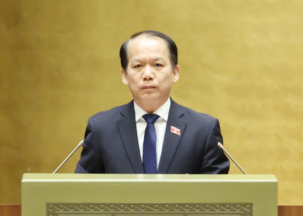 Chu nhiem Uy ban Phap luat va Tu phap Hoang Thanh Tung. Anh: Pham Dong