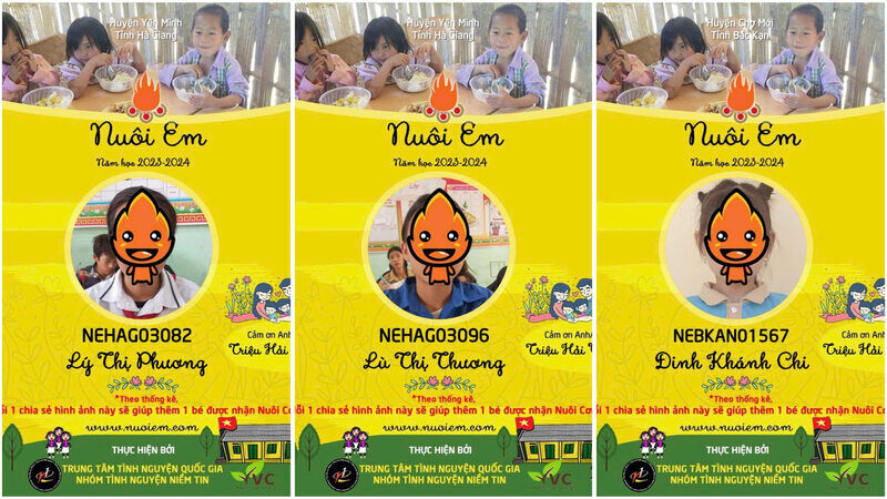 The kind-hearted person recounted his unusual experience when participating in "Nuoi em". Photo: NVCC