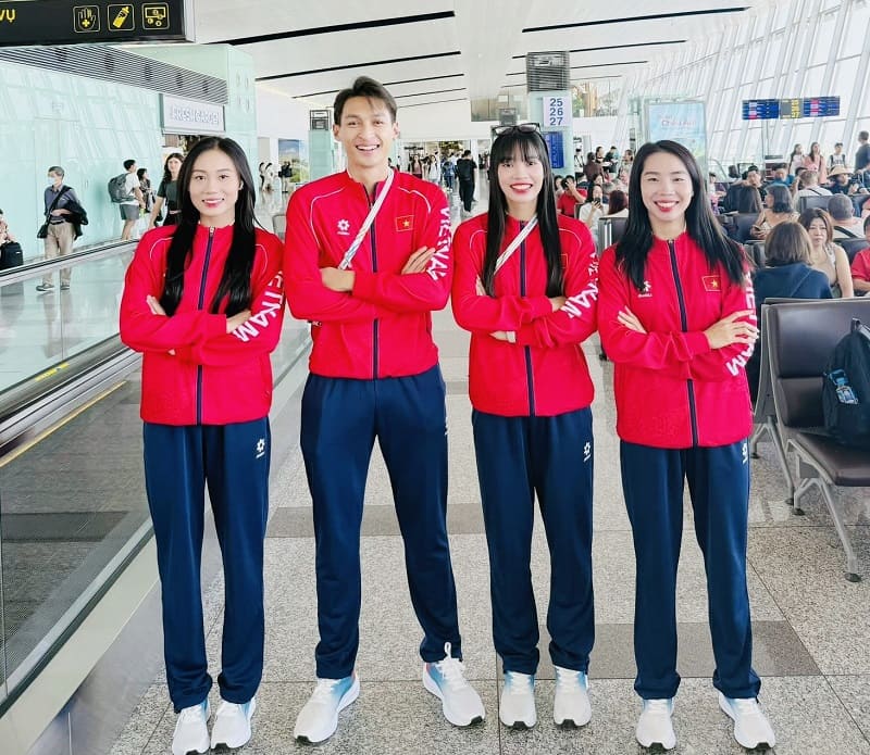 The Vietnamese athletics team is confident that they will go to Thailand to conquer the 33rd SEA Games. Photo: Nguyen Thi Hang