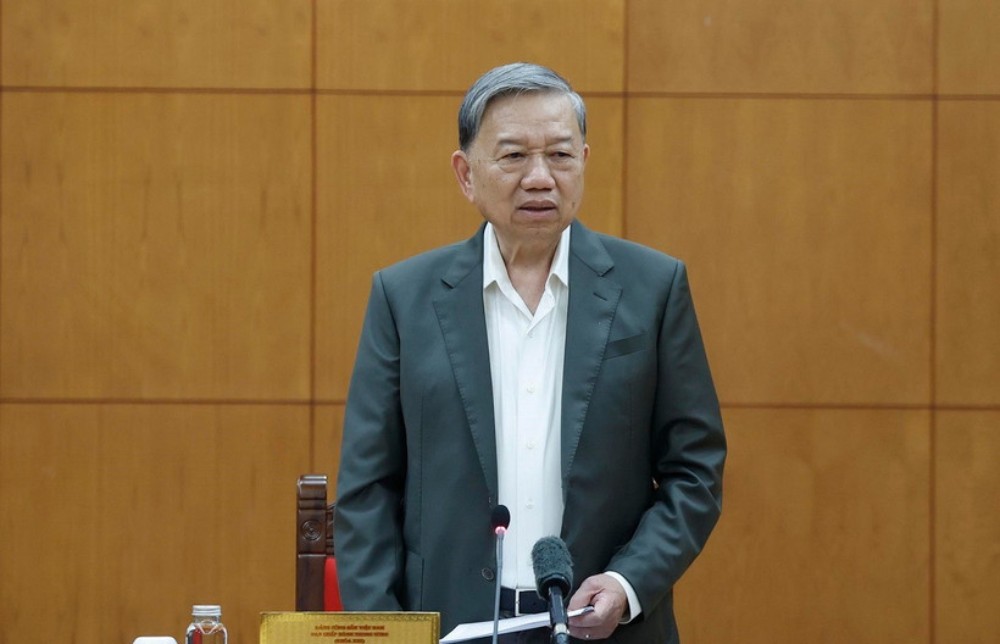 General Secretary To Lam chaired a working session on the implementation of the Party and State's policies and guidelines for people with disabilities on December 3, 2025. Photo: VNA