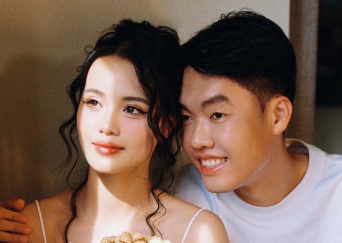 Anh Nguyet과 Duc Phat은 베트남 스포츠의 달콤한 베트남 운동 파트너입니다. 사진: NVCC