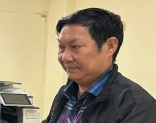 Nguyễn Văn Duẫn - người vừa bị khởi tố về hành vi vi phạm quy định khai thác tài nguyên. Ảnh: Công an Quảng Trị