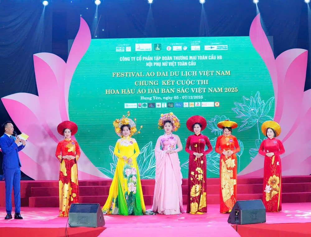 Cuoc thi nam trong khuon kho Festival Ao dai du lich Viet Nam 2025. Anh: Ban to chuc
