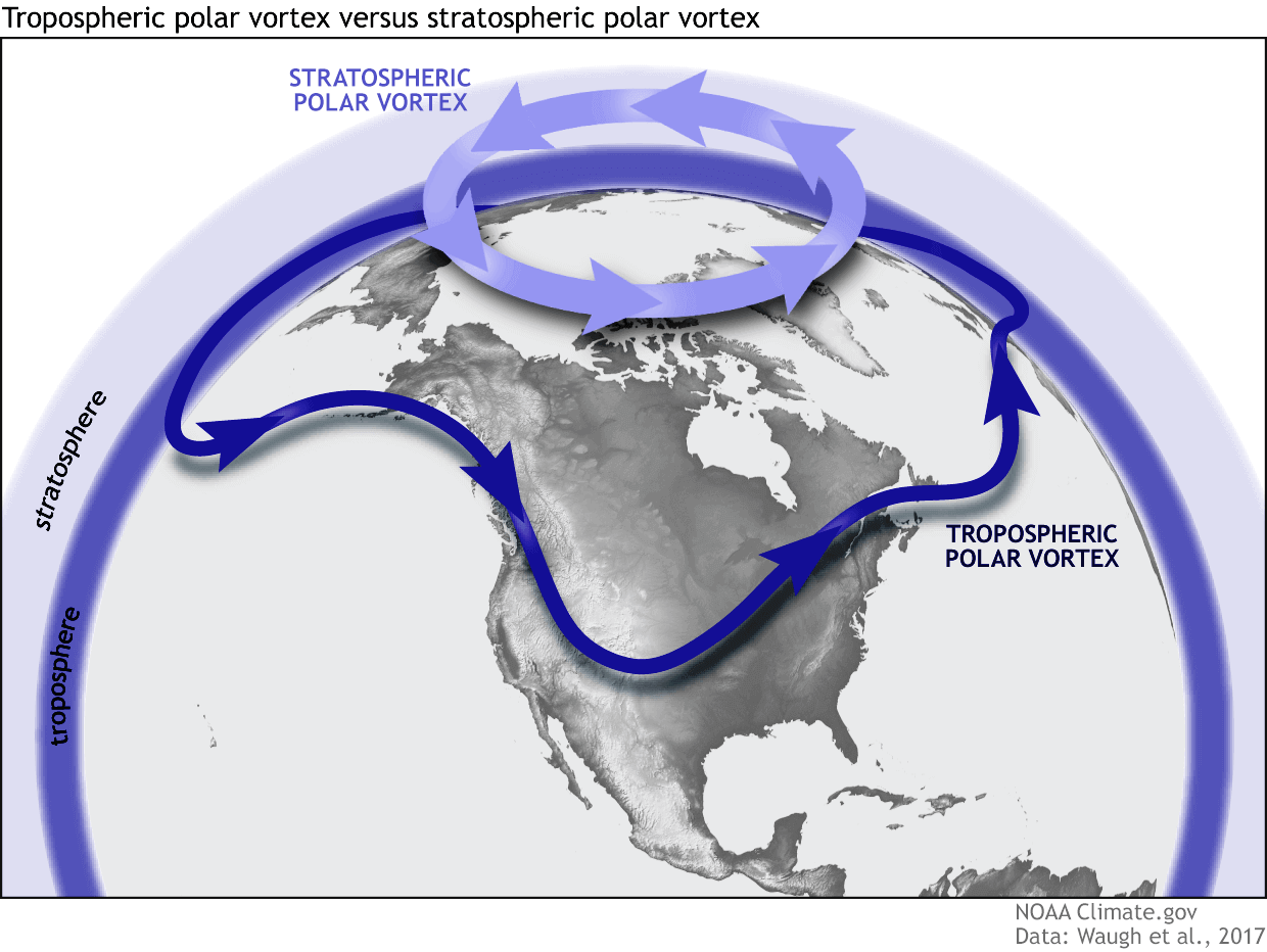 The intermittent papular cyclone will cause extremely strong cold air to sweep across North America this weekend. Photo: NOAA