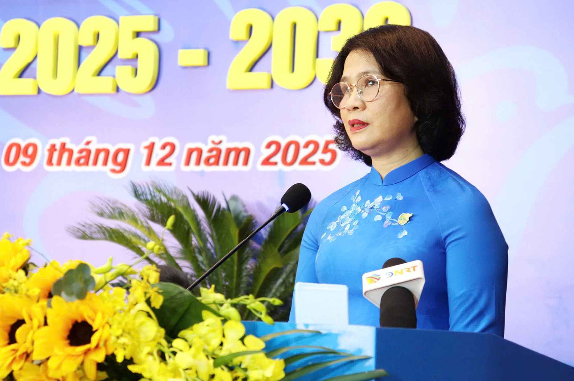 Ms. Hoang Thi Thu Huong, President of the Da Nang Women's Union, term 2025-2030. Photo: Nguyen Le
