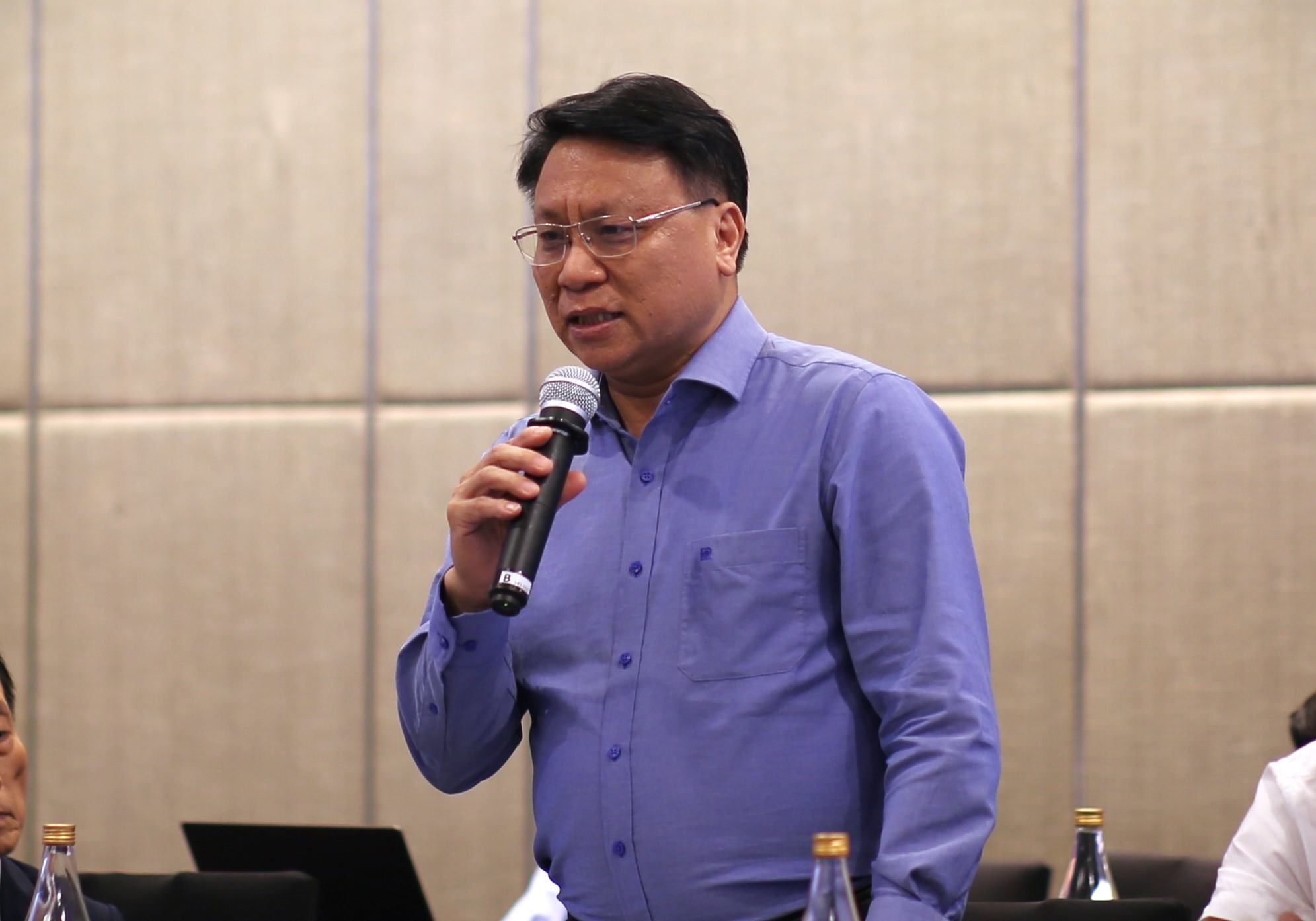 Ong Nguyen Quoc Hien - Pho Truong ban Quan ly duong sat do thi TPHCM (MAUR). Anh: Ha Khanh