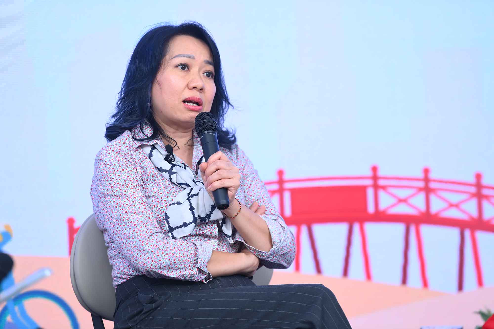 Ms. Le Thanh Thuy, Deputy Head of the Department of Environmental Management, Hanoi Department of Agriculture and Environment. Photo: Hai Long
