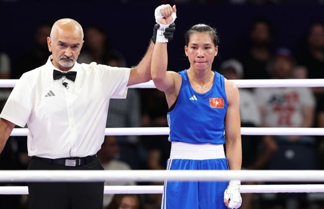 Boxing player Ha Thi Linh is an important face of Vietnamese sports. Photo: Vietnam Department of Physical Education and Sports
