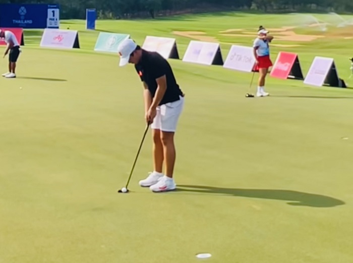 El golfista Nguyen Anh Minh recibe las maximas condiciones para entrenar antes de competir oficialmente en los SEA Games 33. Foto: Seleccion de golf de Vietnam