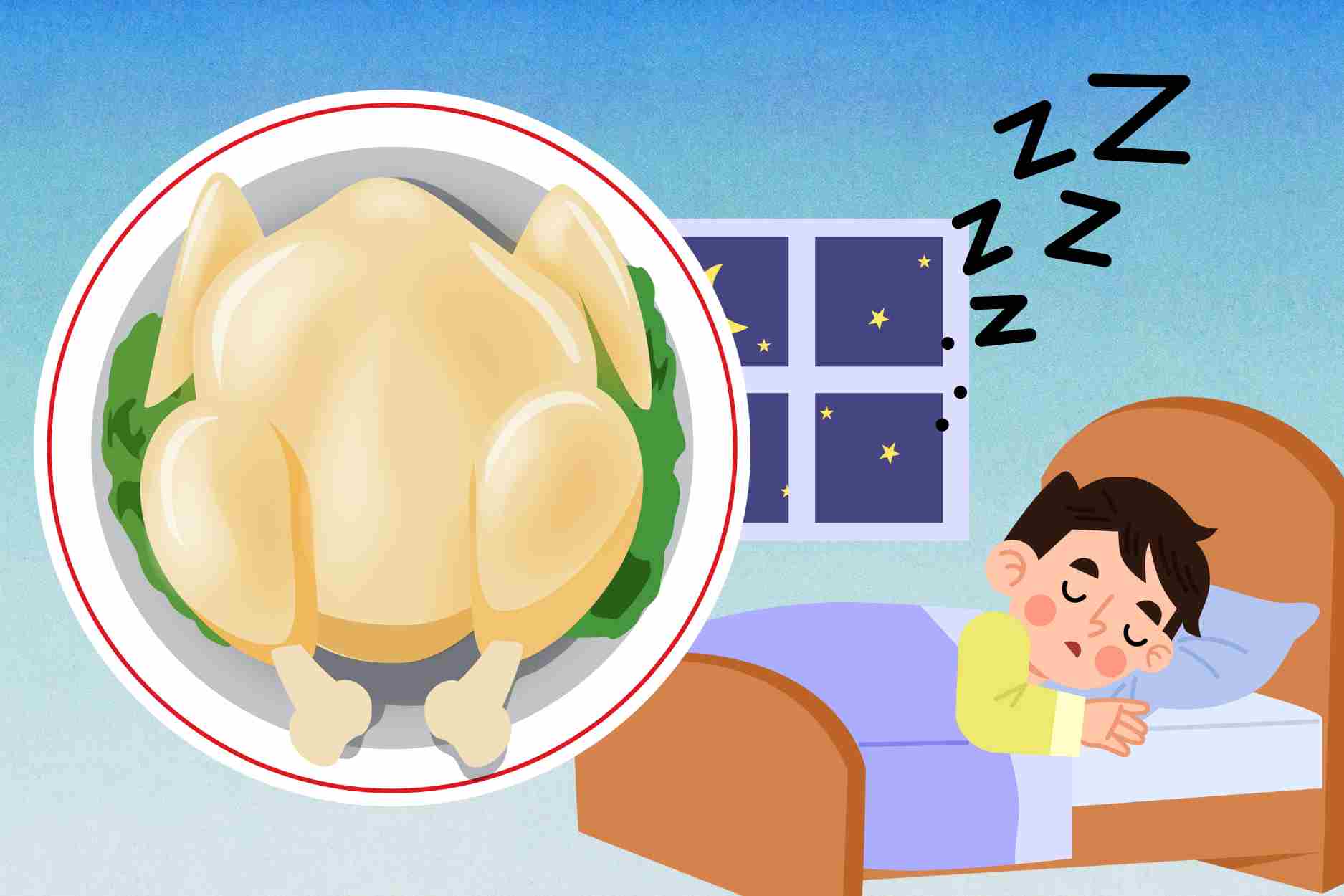 Tips for eating chicken properly to help sleep better
