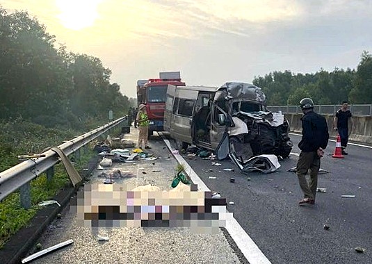 Hien truong vu tai tai nan. Anh: Truong An