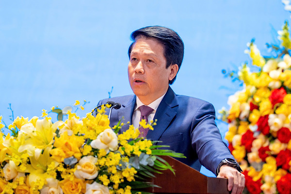 Ong Pham Tien Dung - Pho Thong doc Ngan hang Nha nuoc phat bieu chi dao Dai hoi. Anh: Huu Chanh