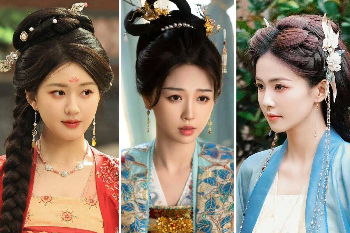 Actors Trieu Lo Tu, Ngu Thu Han, Bach Loc. Photo: Producer