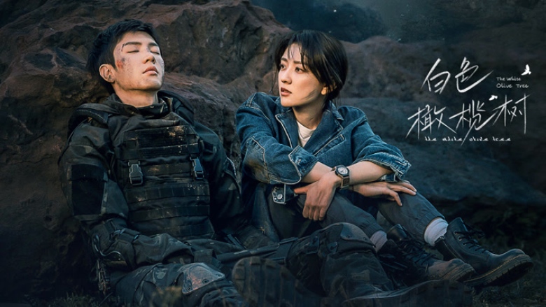 The movie "The White Olive Tree" starring Chen Zheyuan and Liang Jie airs. Photo: iQiyi