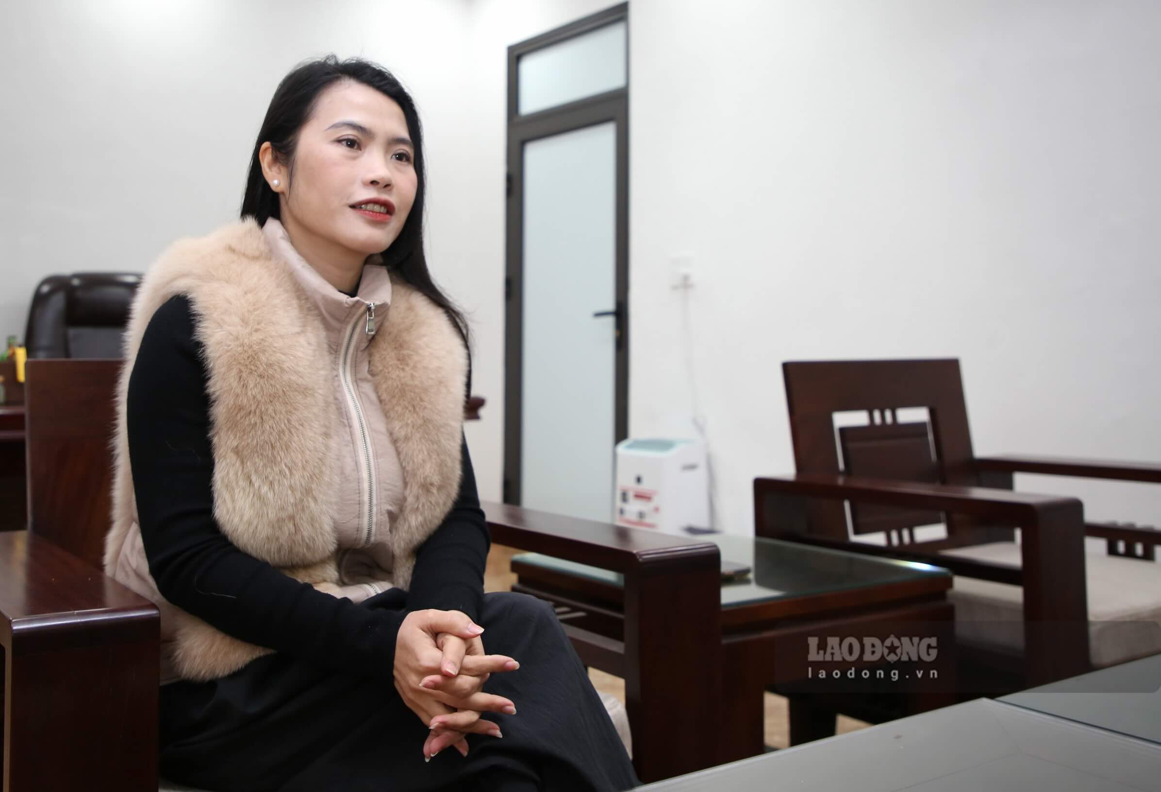 Ms. Bui Thi Thanh Thuy - Director of Quang Binh Tourism Promotion Information Center. Photo: Cong Sang