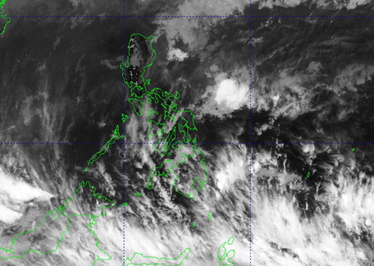 PAGASA's typhoon forecast shows there could be a typhoon in February. Photo: PAGASA