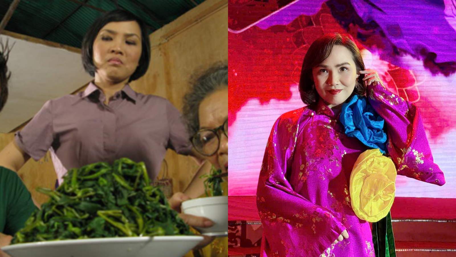 Anh Tho played the role of a maid many times before participating in Tao Quan. Photo: FBNV