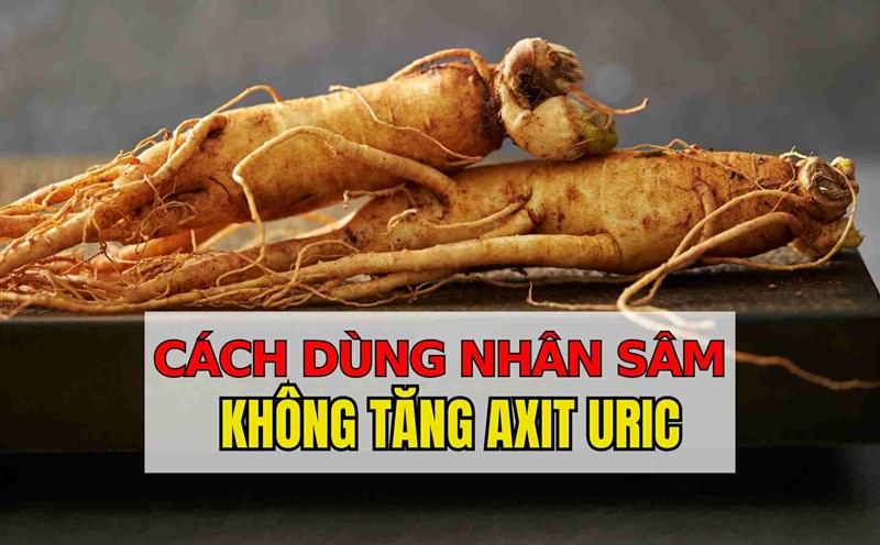 Tips on how to use ginseng without increasing uric acid.
