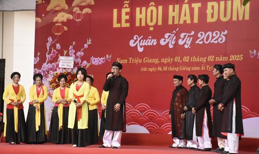 TP Hải Phòng khai hội hát đúm Thủy Nguyên 2025. Ảnh: Mai Dung