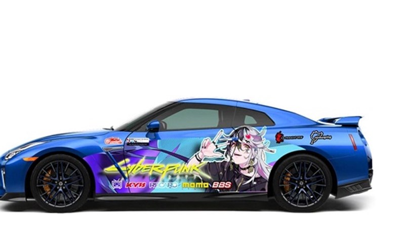 Cars with decals covering less than 50% of their bodywork can still be inspected. Photo: Tuan Anh