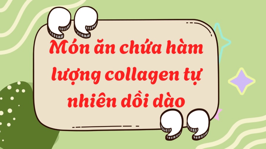 The dish contains abundant natural collagen content