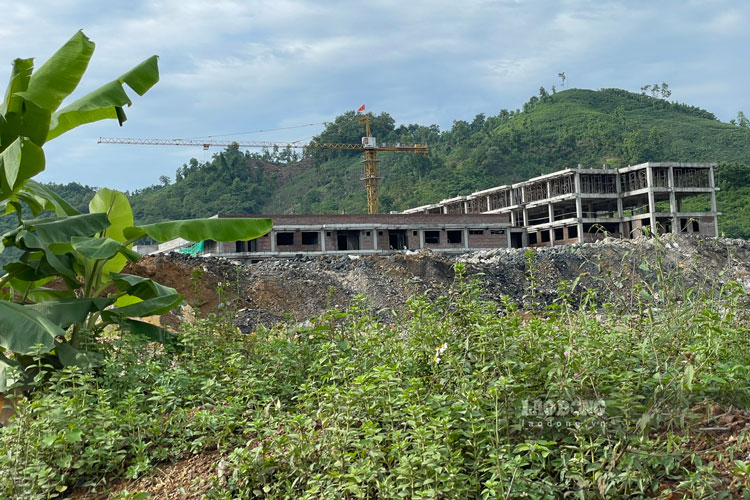 Day hien la mot trong nhung du an trong diem cua huyen Bao Yen va cua tinh Lao Cai. Anh: Dinh Dai