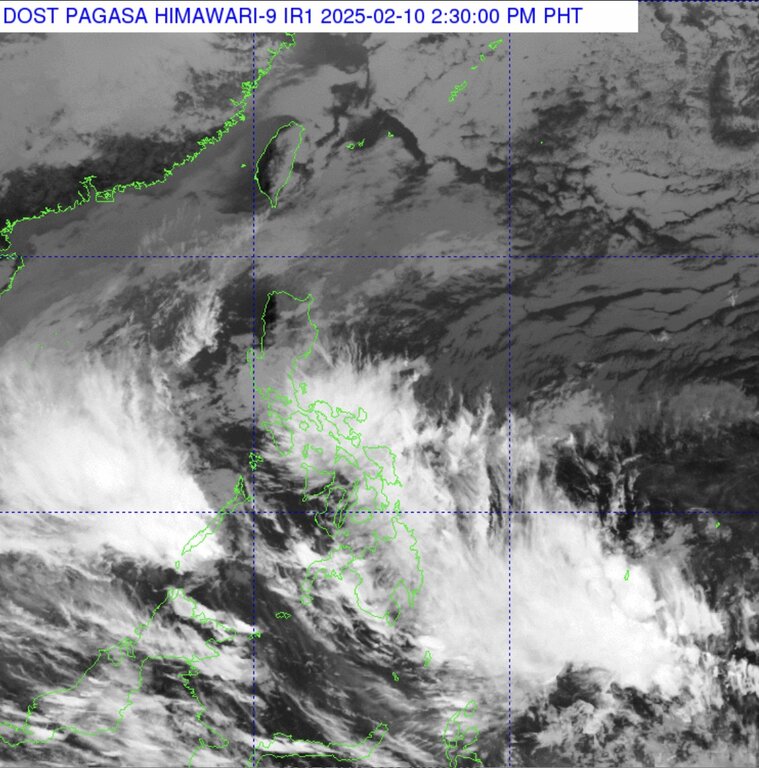 Ngoai du bao ap thap tren Bien Dong, co 3 he thong thoi tiet dang anh huong toi Philipines trong tuan nay. Anh: PAGASA