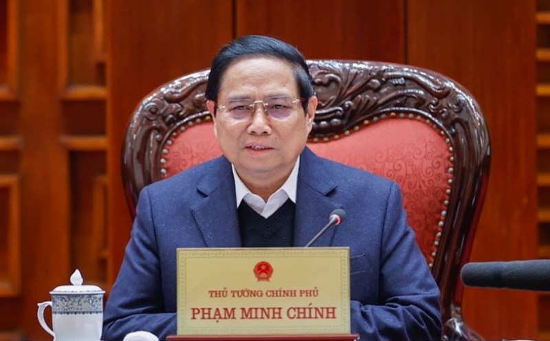 Member of the Politburo and Prime Minister Pham Minh Chinh chaired the meeting on the Scheme of arranging the system of inspection agencies, compact, strong, performance, effective and effective. Photo: VGP/Nhat Bac