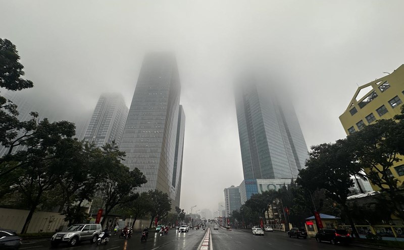 Weather forecast in the North tomorrow morning 11.2 small rain in some places, with fog. Photo: Viet Anh