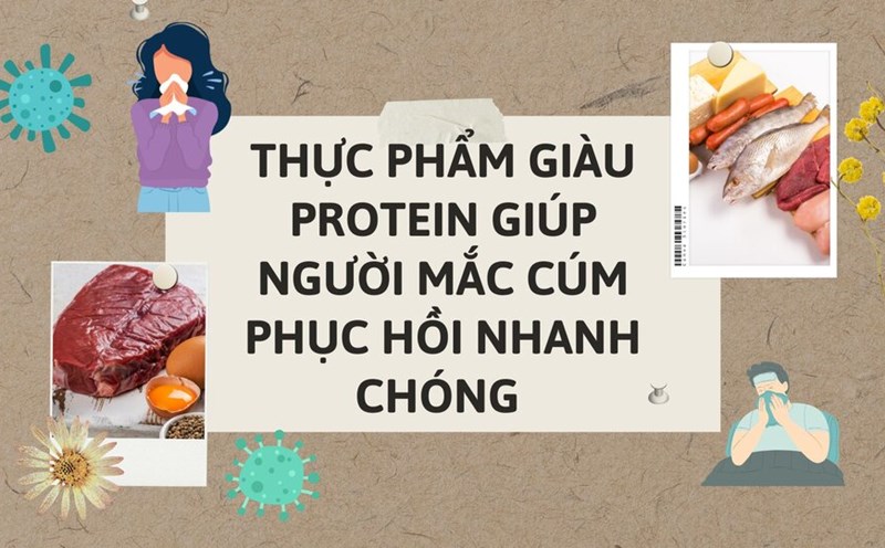 Protein -rich foods help people with flu recover quickly