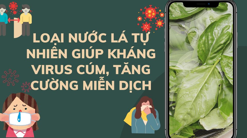 Natural leaf water helps antiviral flu, enhances immunity