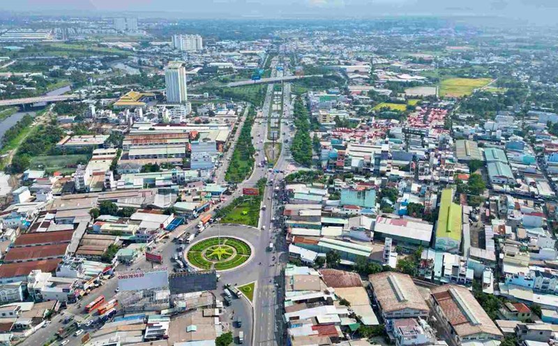Binh Chanh district will become a modern city in the west of Ho Chi Minh City.  Photo: Anh Tu