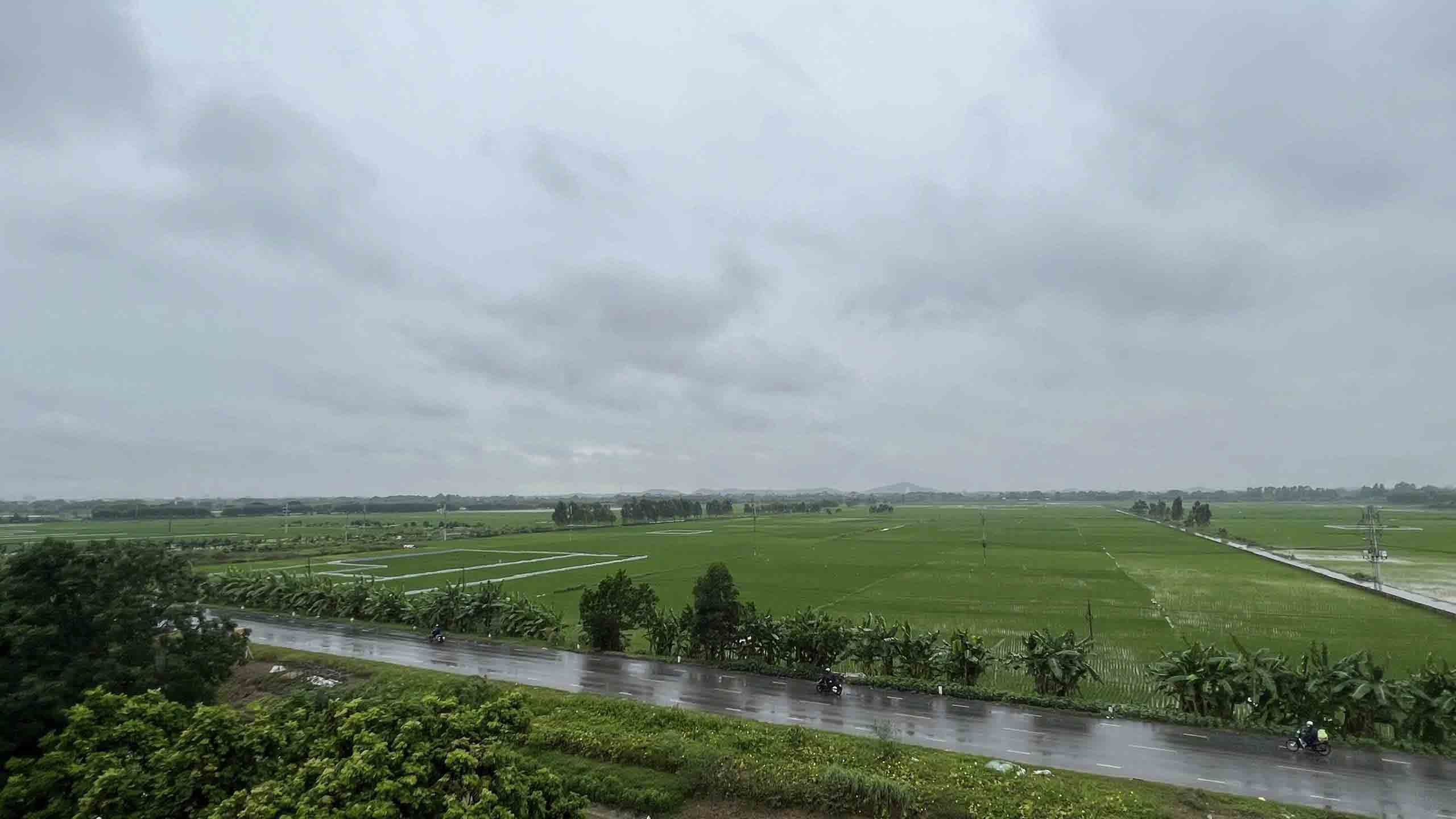 Hiện trạng dự án công viên nghĩa trang Bảo Lạc Viên tại xã Long Châu, huyện Yên Phong (Bắc Ninh). Ảnh: Tuệ Minh
