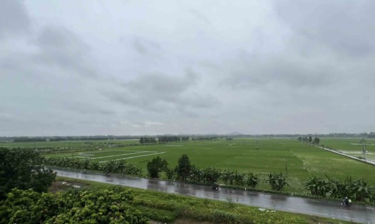 Hiện trạng dự án công viên nghĩa trang Bảo Lạc Viên tại xã Long Châu, huyện Yên Phong (Bắc Ninh). Ảnh: Tuệ Minh