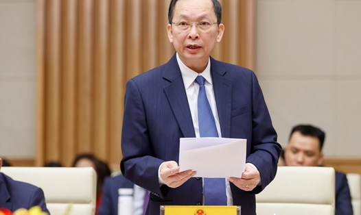 Phó Thống đốc Thường trực Ngân hàng Nhà nước Đào Minh Tú cho biết tiến tới sẽ xóa bỏ phân bổ chỉ tiêu tăng trưởng tín dụng cho từng tổ chức tín dụng. Ảnh: VGP/Nhật Bắc