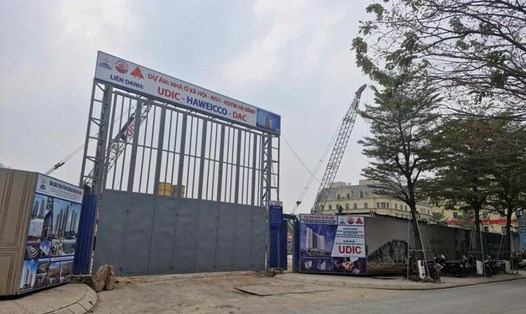 Một góc khu nhà ở xã hội tại Lô đất N01- Khu đô thị mới Hạ Đình (xã Tân Triều, huyện Thanh Trì, Hà Nội). Ảnh: Thu Giang