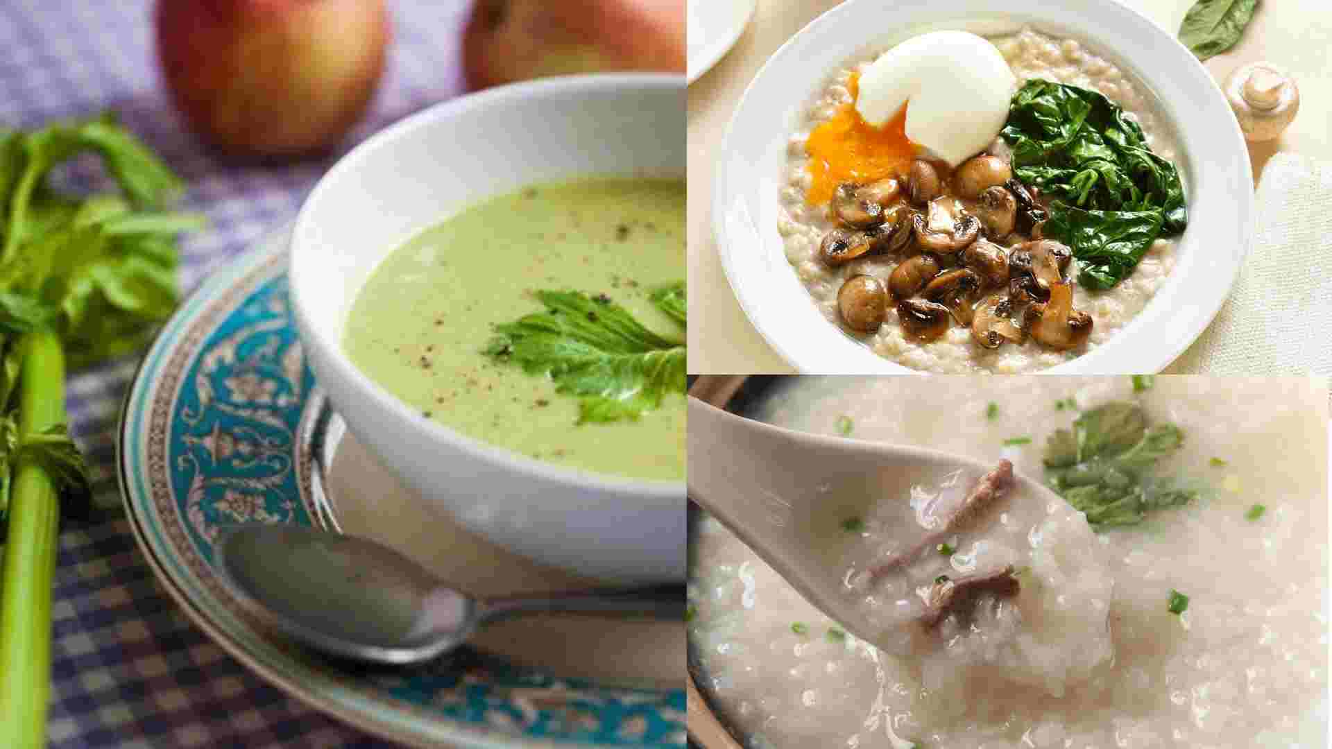 Some congee dishes help detoxify the liver. Graphics: Ha May