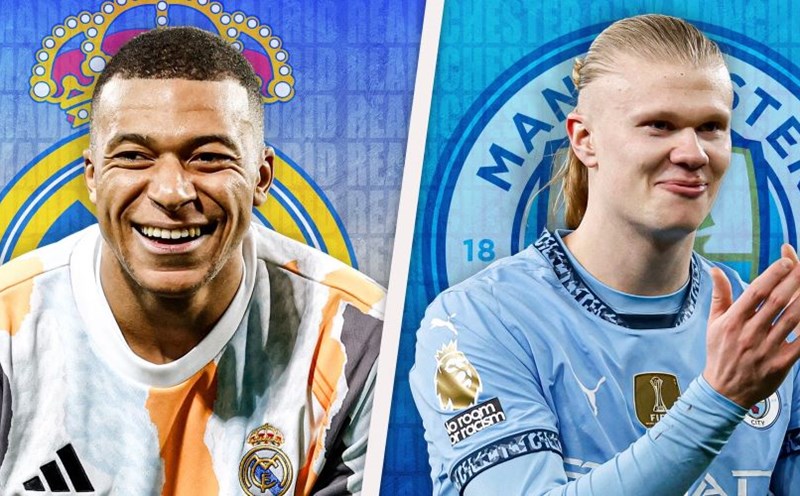 Real Madrid and Man City Dai Chien to win tickets to the 16th round of the Champions League. Photo: Givemesport