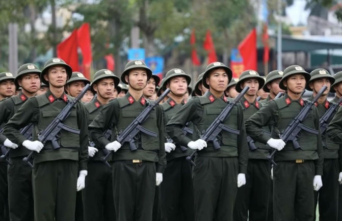 Citizens fulfilling the People's Public Security obligations will be trained and participated in training programs and training plans of the Ministry of Public Security. Photo: People's Security Academy