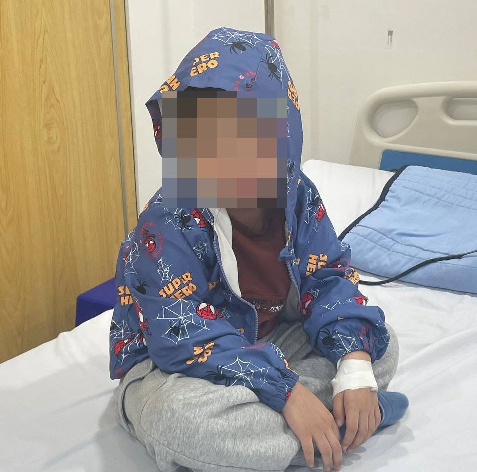 After being rescued, the patient with influenza A was awake again. Photo: BVCC