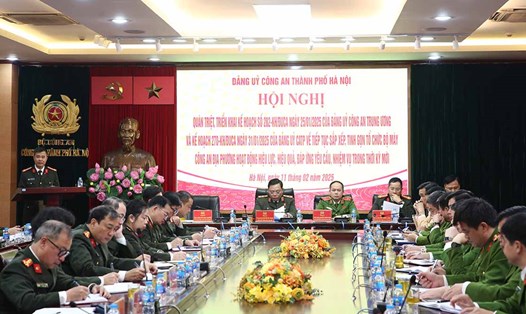 Toàn cảnh Hội nghị. Ảnh: Công an TP Hà Nội