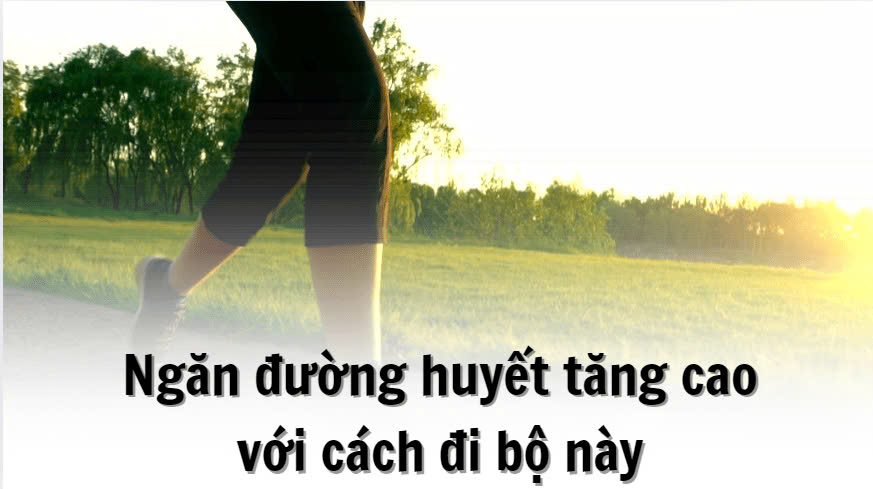 The blood sugar prevention rises with this walk