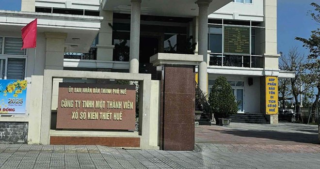 Hue Lottery Company Limited. Photo: Phuc Dat.