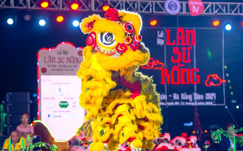 In 2025, Da Nang will have an international Lion - Lion - Dragon performance competition. Photo: Kim Lien
